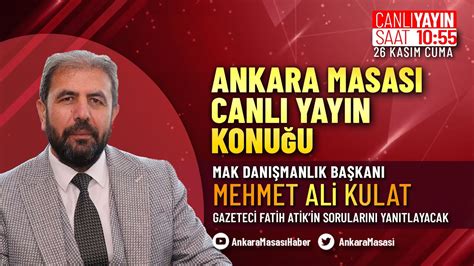 Mak Dan Manl K Ba Kan Mehmet Ali Kulat Ekonominin Se Men Zerindeki