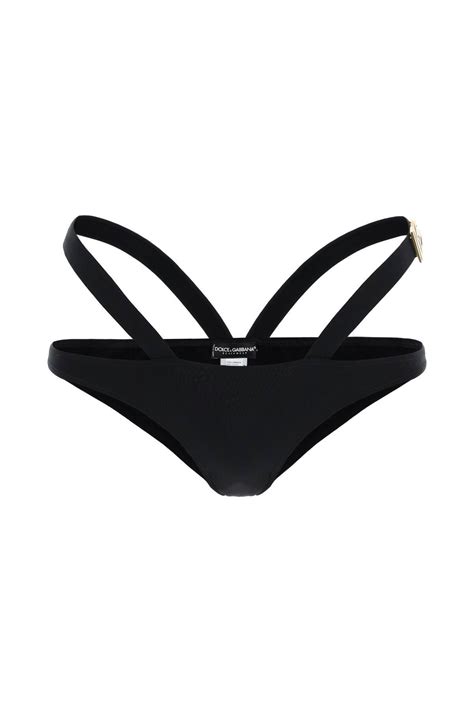 Dolce Gabbana Double Band Bikini Bottom Editorialist