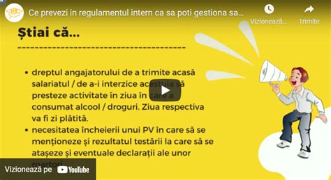 Videoblog Ce S Prevezi N Regulamentul Intern Ca S Po I Gestiona