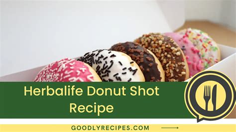 Herbalife Donut Shot Recipe Step By Step Easy Guide