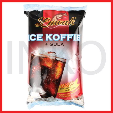 Luwak Ice Koffie Plus Gula Kopi Tubruk Tanpa Ampas Bag X Gr Lazada