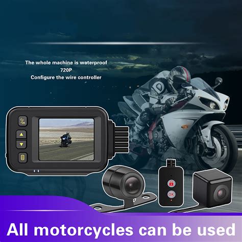 Avdolw Waterproof Motorcycle Dvr Camera With P Front And Rear Dual