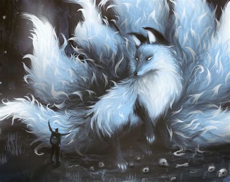 Fox God Art Mystical Animals Fox Art