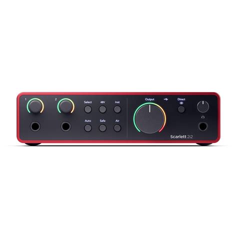 Focusrite Scarlett 2i2 Gen 4 - Soundthinks - Âm Thanh Nhạc Cụ Chính Hãng