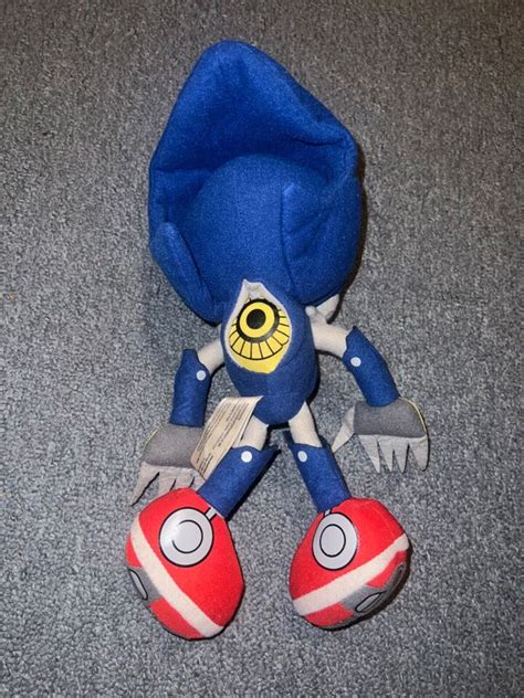 Ge Sonic Plush Bundle 12” Metal Sonic Plush 14” Dr Robotnik Plush Ebay