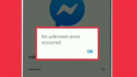 Facebook Messenger An Unknown Error Occurred Problem Solve Youtube