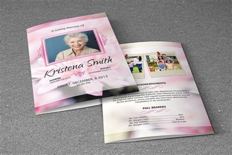 Funeral Program Template