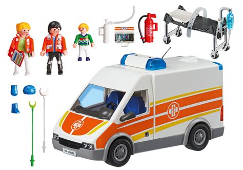 Playmobil Set 6685 Ambulance With Lights And Sound Klickypedia