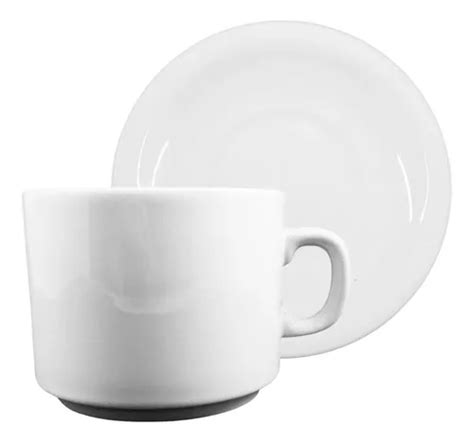 Pocillo Cafe 90ml Plato Tsuji Porcelana Linea 450 2 Piezas