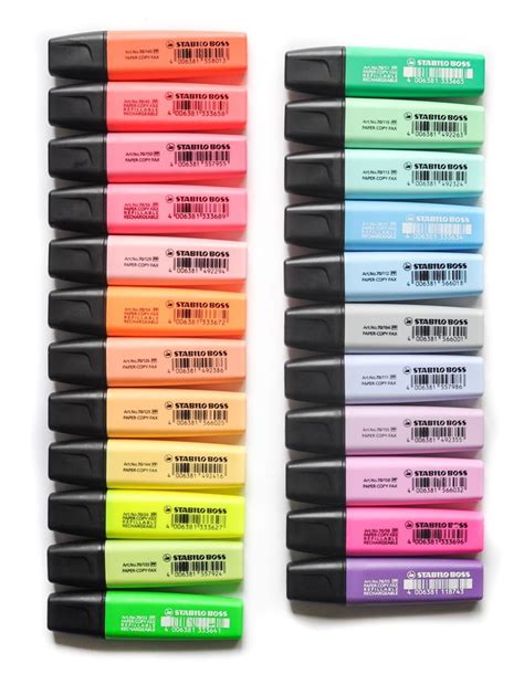 Stablio Boss Original Highlighters Stabilo Mahkota Estetika Seni