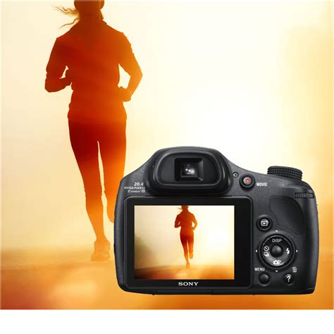 Sony DSC-HX300 Digitalkamera (20,4 Megapixel, 50-fach opt. Zoom, 7,5 cm ...