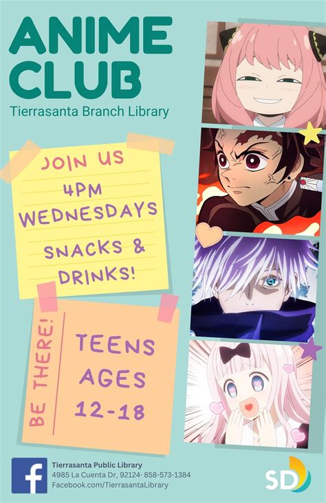 Anime Club | San Diego Public Library