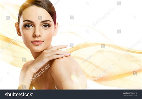Beauty Portrait Photoset Attractive Brunette Girl Stock Photo 250409812 Shutterstock