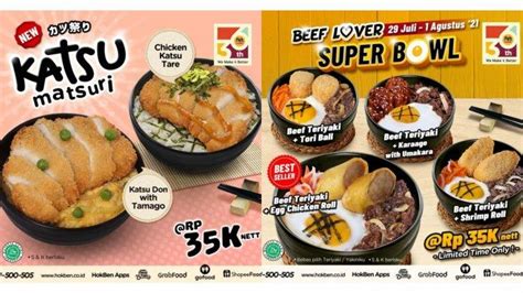 TERBARU Promo HokBen Hari Ini 29 Juli 2021 Chicken Katsu Tare Dan