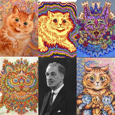 These Paintings Were Made By An English Artist Louis Wain And Were