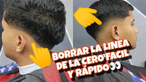 CÓMO BORRAR LA LINEA DE LA CERO FACIL Y RÁPIDO LA MEJOR TECNICA PARA