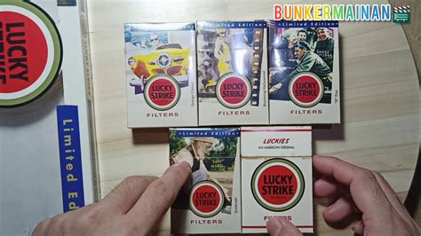 Kotak Rokok Lucky Strike Koleksi Jadul Anak An Limited Edition