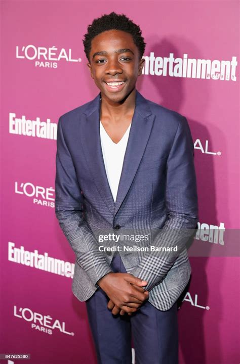 Caleb Mclaughlin Attends The 2017 Entertainment Weekly Pre Emmy Party