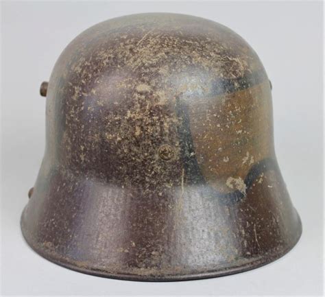 Cs Militaria Ww1 German M16 Camouflage Helmet