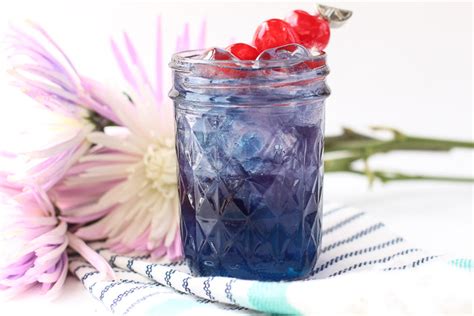 Mocktail Idea Blueberry Lemonade Mocktail