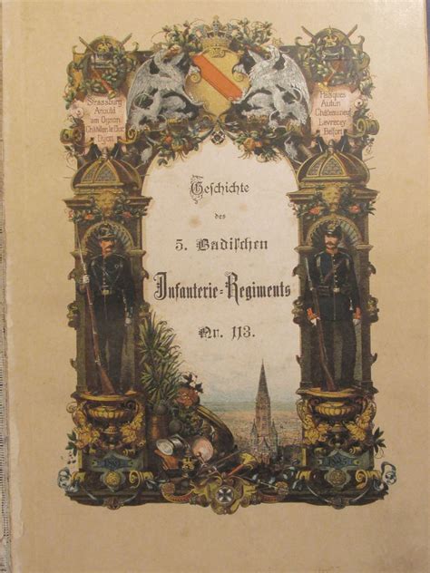 Geschichte Des Badischen Infanterie Regiments Nr Von Schilling