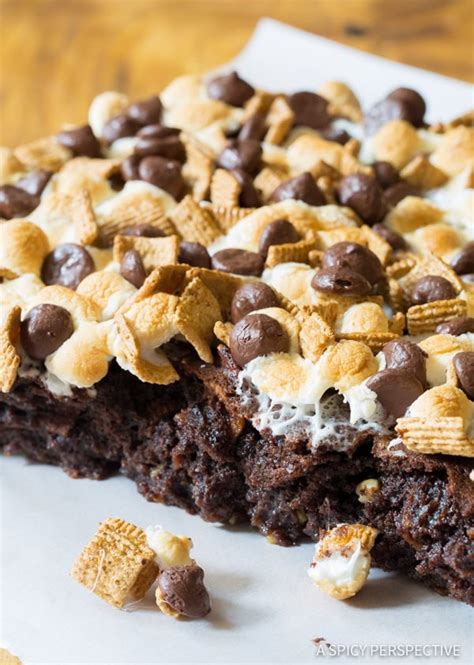 S'mores Brownies - A Spicy Perspective