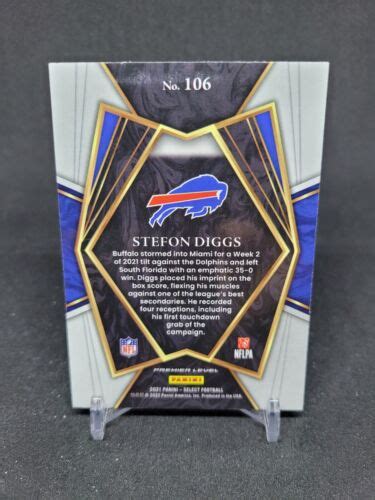 2021 Panini Select Premier Level 106 Stefon Diggs For Sale Online EBay