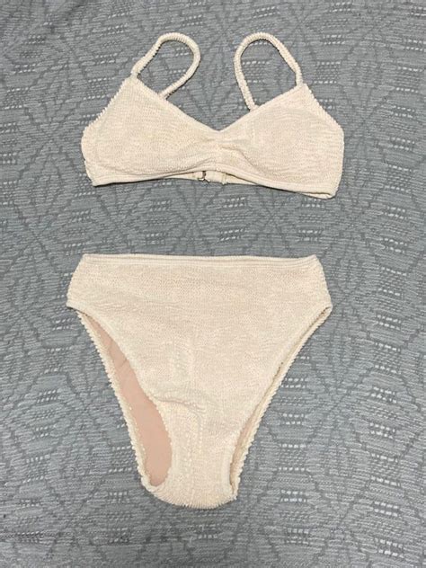 Crinkled Bikini Set Eight Mermaid Quality Women S Fashion Swimwear Bikinis Swimsuits On