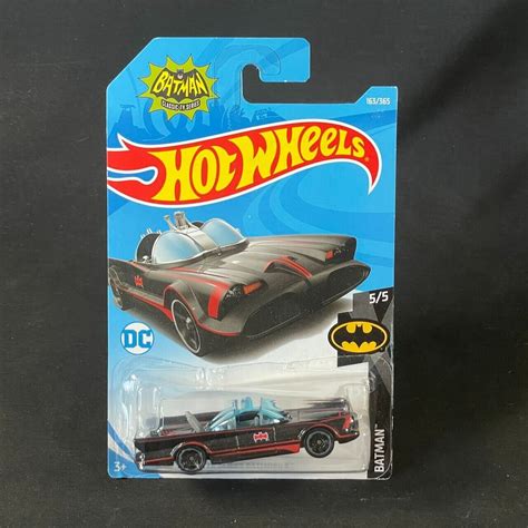 Hot Wheels Batman Dc Comics 1966 Tv Series Batmobile 163 365 Sealed Ebay