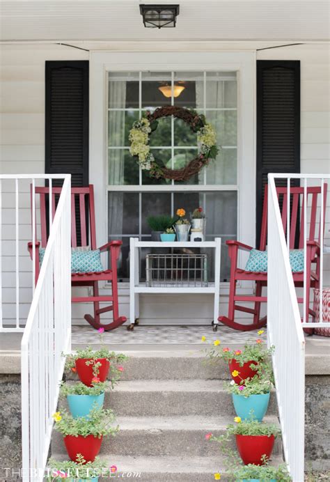 Summer Front Porch Refresh THE BLISSFUL BEE