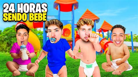 VIRAMOS BEBES POR 24 HORAS irmãos Berti YouTube