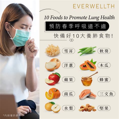 健康知識｜春季呼吸道疾病好發期，10大食物助你護肺、養肺！ Nutritioninfographics Infographics