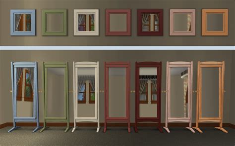 Mod The Sims Recolors Of 2 Base Game Mirrors Matching Base Game