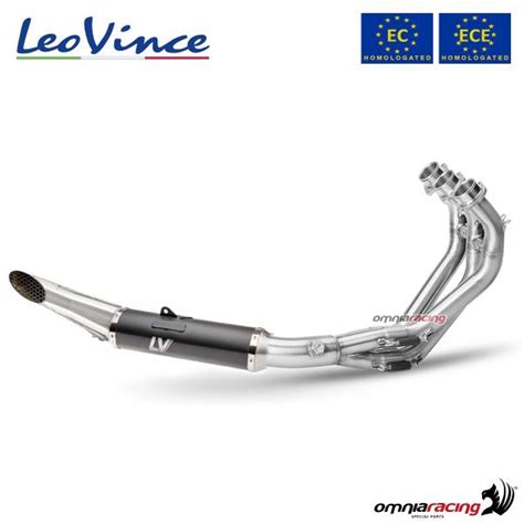 Leovince Full Exhaust System Lv One Evo Carbon Homologated For Yamaha