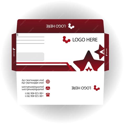 Premium Vector Vector Corporate Envelope Design Template