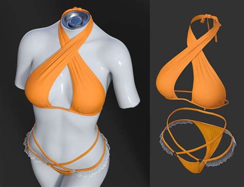 DForce SU Sexy Bikini For Genesis 9 8 1 And 8 Female 3d Models For Daz Studio And Poser