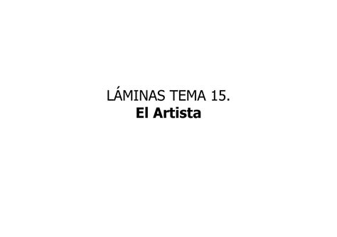 L Minas Tema El Artista Arte Y Poder En La Edad Moderna G E H