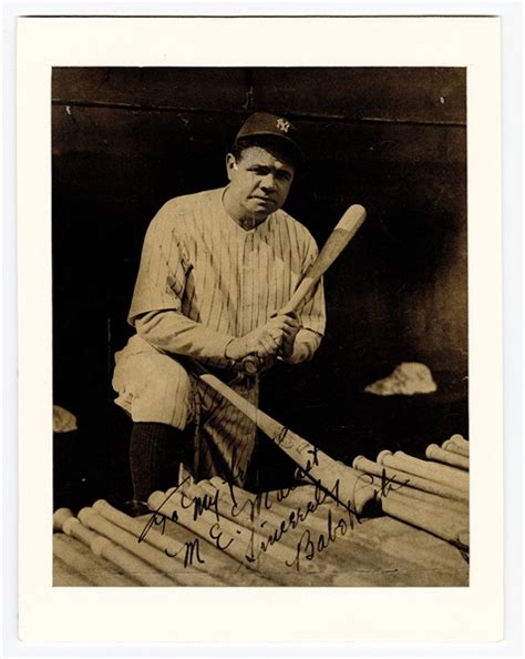 Lot Detail Babe Ruth Signed And Inscribed Portrait Photograph