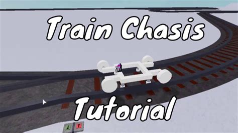 How To Make A Train Chassis Plane Crazy Roblox Tutorials Youtube