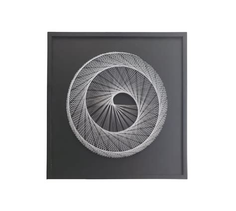 White Spiral String Art Wall Feature Oratia Creations