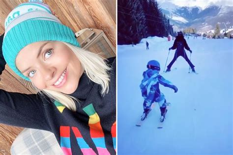 Holly Willoughby Shows Off Amazing Ski Stunt With Son Chester 5 On