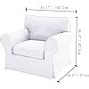 Amazon The Dense Cotton Ektorp Chair Cover Replacement Is Custom