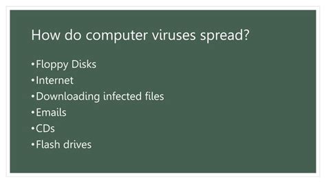 Powerpoint Presentation About Computer Virus Ppt