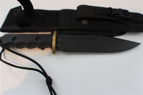 Strider Knives BR Black Tactical Fixed Blade Knife @ Perry Knife Works