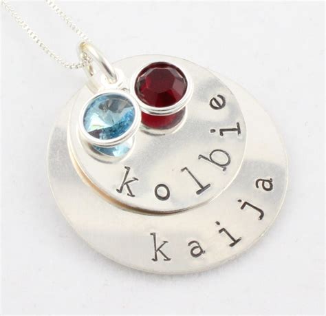 Custom Necklace Personalized Necklace Sterling Silver Necklace ...