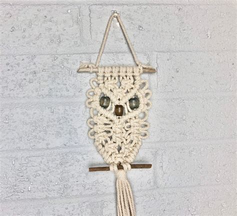 Macrame Owl Pattern Pdf Instant Download Etsy