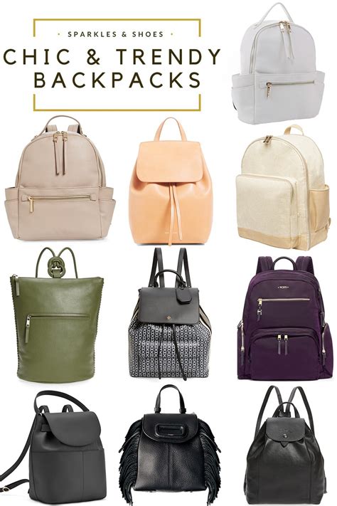 Forgot Back to School, Welcome Chic Backpacks - Sparkles and Shoes