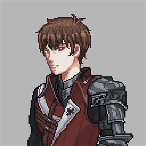 Draw you in fire emblem pixel art style by Camila_xiao | Fiverr