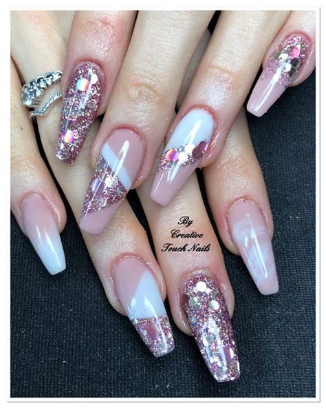 Pretty Rose Gold Nails With Diamonds Nail Designs Daily