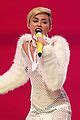 Miley Cyrus Sings Wrecking Ball In Nearly Nude Outfit Video Photo Miley Cyrus